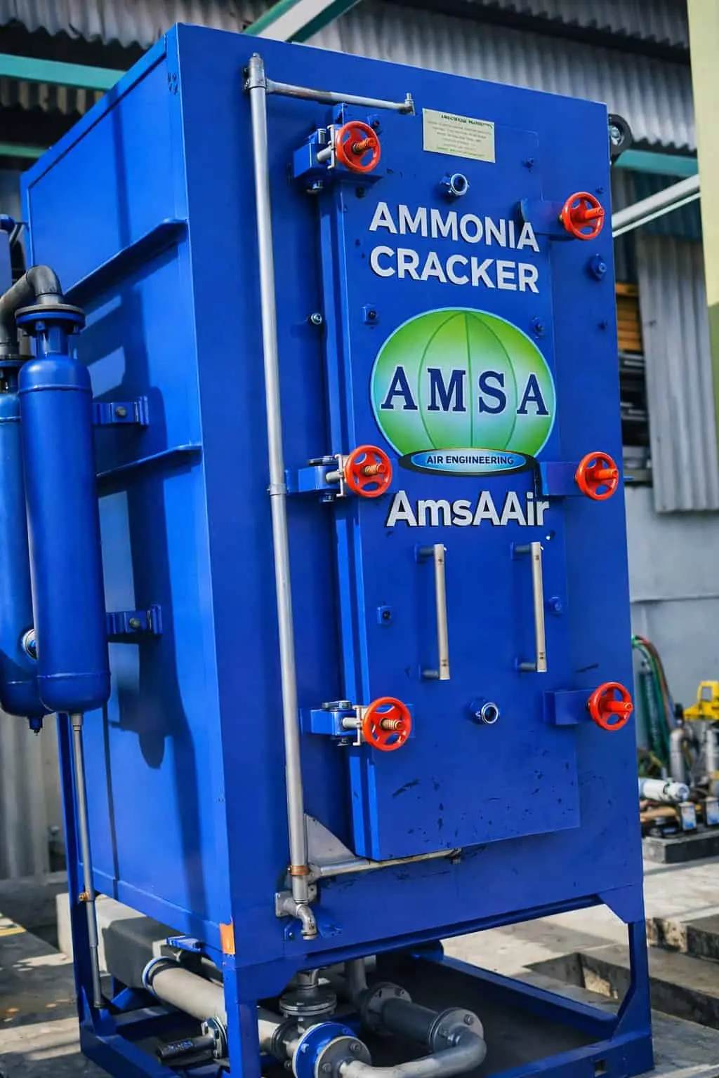 amsaair ammonia cracker unit, CU De-Oxo Nitrogen Gas Plant