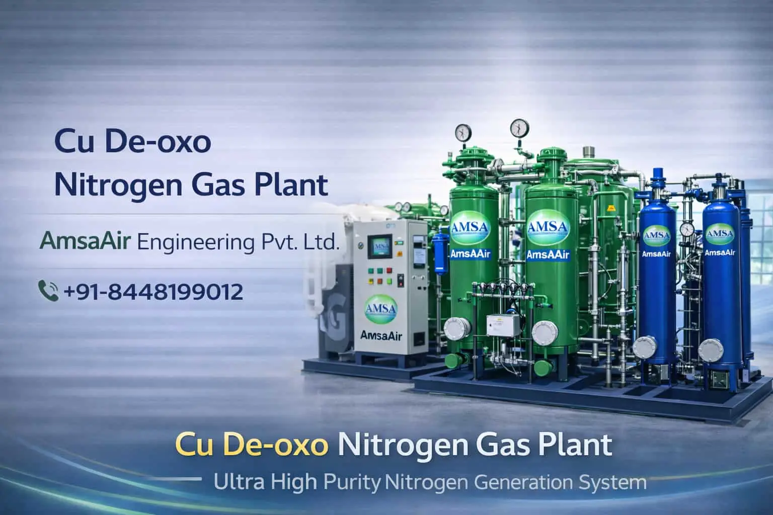 cu de oxo nitrogen gas plant by amsaair